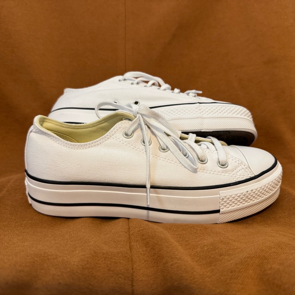 Converse Low-Top Canvas Platform Sneaker